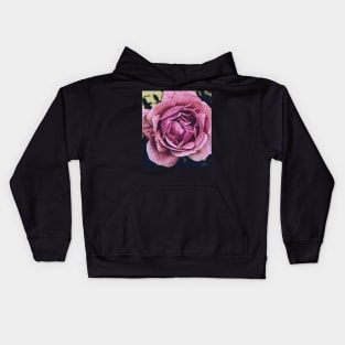 Pink rose Kids Hoodie